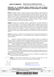 Resolución de la Secretaria General de Justicia e Interior en Málaga por la que se Anuncia Convocatoria Pública de Puestos de Trabajo para su Cobertura Mediante el Mecanismo de Comisión de Servicio.