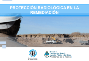 Protección Radiológica en la Remediación.