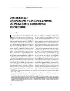 Ribeiro, L. (1999) Descotidianizar