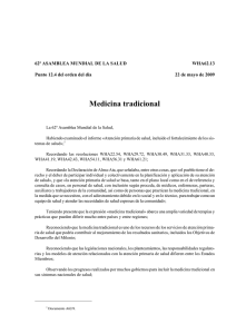 Resolución WHA62.13 de la Asamblea Mundial de la Salud