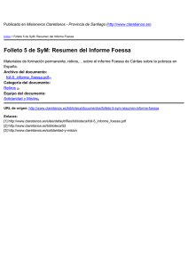 Folleto 5 de SyM: Resumen del Informe Foessa