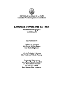 Seminario Permanente de Tesis