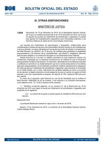 BOLETÍN OFICIAL DEL ESTADO MINISTERIO DE JUSTICIA III. OTRAS DISPOSICIONES 13950