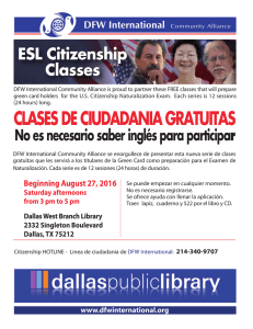 ESL Citizenship Classes