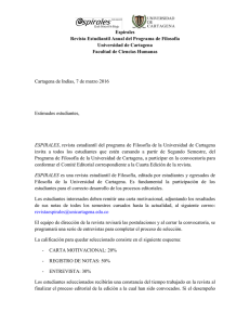 Convocatoria Comité Editorial -Revista Espirales (557 Downloads)