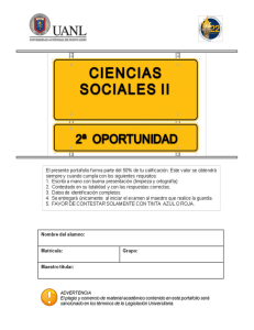 Portafolio de Evidencias de Ciencias Sociales II