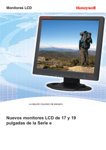 Nuevos monitores LCD de 17 y 19 Monitores LCD