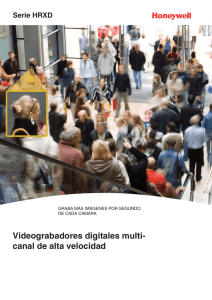 Videograbadores digitales multi- canal de alta velocidad Serie HRXD