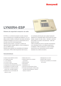 LYNXRH-ESP Sistema de seguridad compacto vía radio