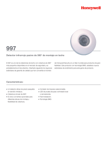 997 Detector infrarrojo pasivo de 360° de montaje en techo