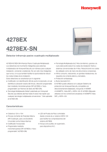 4278EX 4278EX-SN Detector infrarrojo pasivo cuadruple multiplexado