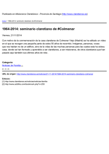 1964-2014: seminario claretiano de #Colmenar