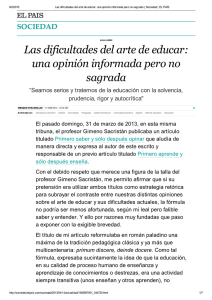 Descargar Documento: Las dificultades del arte de educar_ EL PAÍS 14 abril 2013