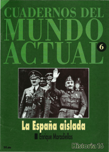 Descargar Documento: La España Aislada Cuadernos de Historia 16 1993