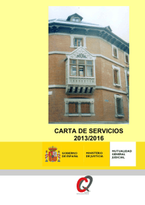 CARTA DE SERVICIOS 2013/2016