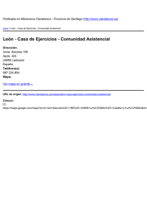León - Casa de Ejercicios - Comunidad Asistencial