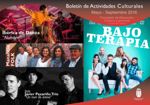 Boletín de Actividades Culturales Manantial FOLK Ibérica de Danza