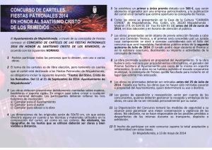 02.- Normas concurso carteles Fiestas Patronales 2014