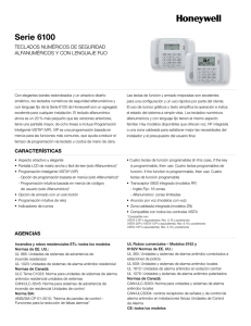 6100 Series Data Sheet - Spanish