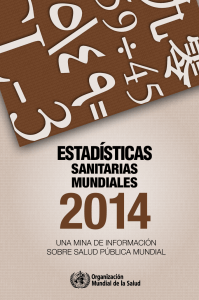 2014 ESTADÍSTICAS SANITARIAS MUNDIALES
