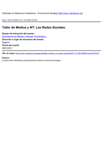 Taller de Medios y NT: Las Redes Sociales. ) Segovia