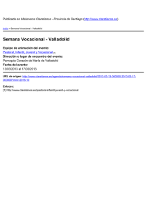 Semana Vocacional - Valladolid