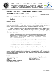 INTER  -  AMERICAN   COMMISSION  ON ... COMISION  INTERAMERICANA  DE  DERECHOS   HUMANOS