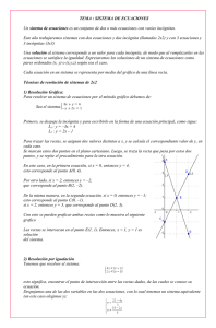 sistema de ecuaciones