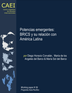CAEI Potencias emergentes: BRICS y su relación con América Latina