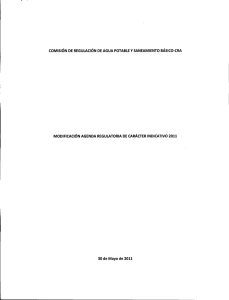 Descargar el archivo para mayor información sobre Modificamos la Agenda Regulatoria Indicativa 2011
