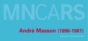 Folleto de André Masson (1896-1987)