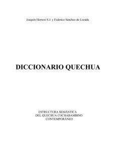 DICCIONARIO QUECHUA
