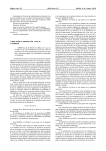 ORDER of 22 February 2010, amending Order of 5 November 2008 that establishes regulatory bases of Andalusian Program of Aids for Firms in difficulty.