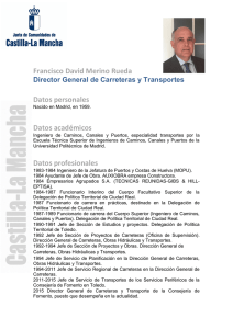 Francisco David Merino Rueda Datos personales Datos académicos