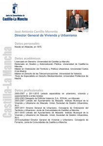 José Antonio Carrillo Morente Datos personales Datos académicos