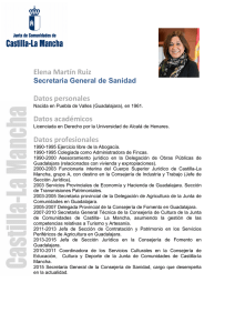 Elena Martín Ruiz Datos personales Datos académicos