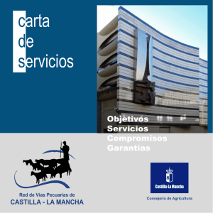 Carta de servicios de las Vías Pecuarias de Castilla-La Mancha