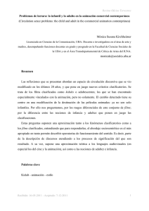 (Circulation sence problems: the child and adult in the commercial...  Mónica Susana Kirchheimer