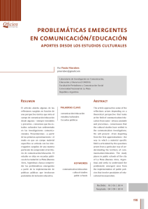 problemáticas emergentes en comunicación/educación aportes desde los estudios culturales