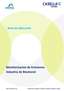 Monitorización de emisiones- Ind Bioetanol