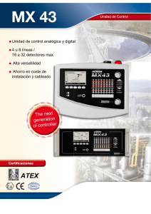 Catálogo Unidad de Control MX43