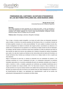 ITINERARIOS DEL CARTONEO: UN ESTUDIO ETNOGRÁFICO