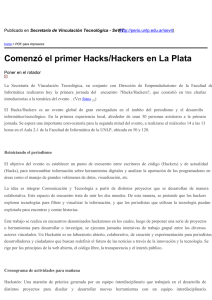 Comenzó el primer Hacks/Hackers en La Plata