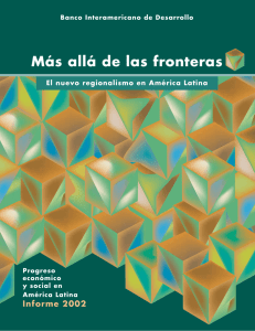 Más allá de las fronteras Informe 2002 Banco Interamericano de Desarrollo
