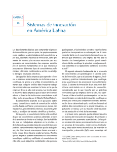 Cap tulo 16: Sistemas de innovaci n en Am rica Latina