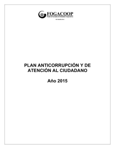 Descargars el plan PLAN ANTICORRUPCIÓN Y ATENCIÓN AL CIUDADANO - año 2015 Tipo de archivo: pdf Tamaño: 263.1 kB