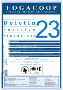 Descargar el archivo Boletín Financiero y Jurídico No. 23 Tipo de archivo: pdf Tamaño: 396.7 kB
