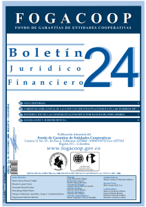Descargar el archivo Boletín Financiero y Jurídico No. 24 Tipo de archivo: pdf Tamaño: 598.1 kB