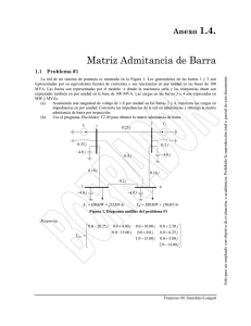 Matriz Admitancia de Barra