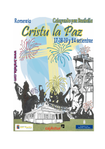 Programa Romeria Cristu La Paz. Caleyando per Brañella 2011.